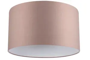 GoodHome Kpezin Taupe Fabric dyed Light shade (D)40cm