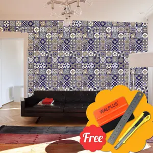 Walplus Royal Combo Mix Tile Stickers