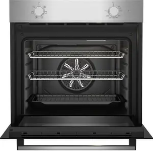 Beko Qbse222x Built-In Multifunction Oven & Hob Pack - Stainless Steel