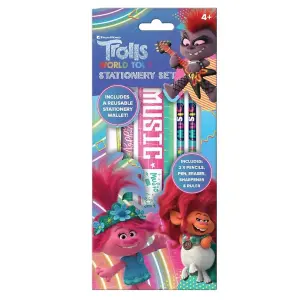 Trolls World Tour Stationery Set Multicoloured (One Size)