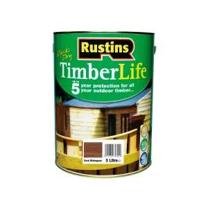 Rustins Quick Dry Timberlife - Dark Mahogany 5ltr