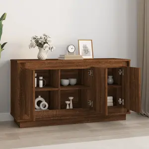 Alpen Home Sideboard Sonoma Oak 102X35x55 Cm Engineered Wood Brown Oak