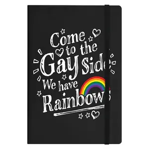 Grindstore Come To The Gay Side Notebook Black/White (A5)