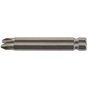 Draper No.2 1/4" Hex. Cross Slot Insert Bit 75mm Long x 2 64315