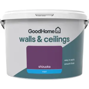 GoodHome Walls & ceilings Shizuoka Matt Emulsion paint, 2.5L