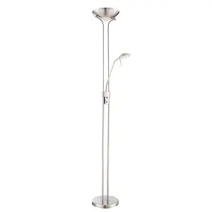 Luminosa Lampa LED Floor Lamp Nickel