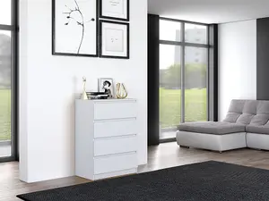 M4 Malwa Chest of Drawers White