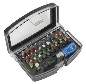 Sealey Power Tool Bit Set 32pc Colour-Coded S2 S01035