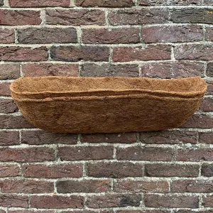 Pack of 2 Coco Wall Trough Planter Liner (60cm)