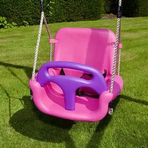 Rebo 3 in 1 Baby Toddler Children's Growable Swing Seat - Pink