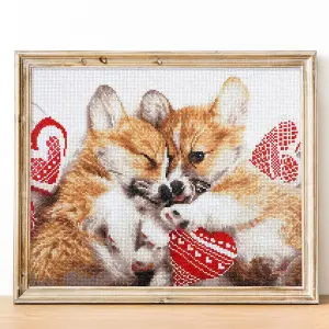 LOVE CUDDLES - Diamond Painting Kit: Love Cuddles - Diamond Dotz