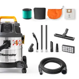 Vacmaster L Class 20L Wet and Dry Vacuum Cleaner with HEPA 13 and Power Take Off