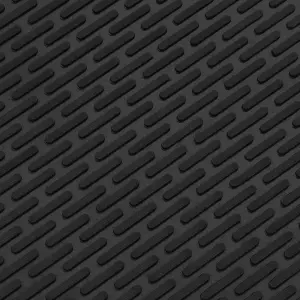 JVL Office Entrance Absorbent Barrier Door Mat, 45x75cm, Black/Blue