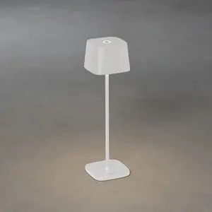 Indoor Outdoor Rechargeable Cordless Table Lamp White