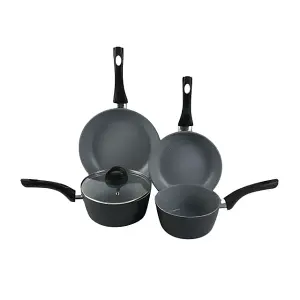 URBN-CHEF 4pcs Forged Aluminium Induction Cooking Saucepan Pots Frying Pans Cookware Set