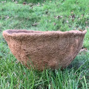 Coco Hanging Circular Basket Planter Liner (25cm)