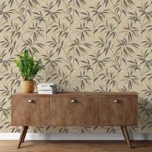 Crown Fusion Leaf Natural Wallpaper M1772