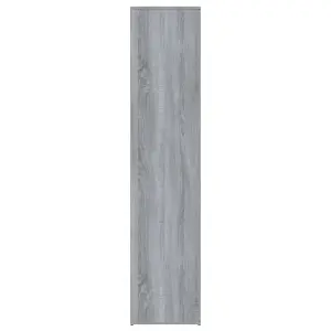 Shoe Cabinet Grey Sonoma 80x39x178 cm Engineered Wood