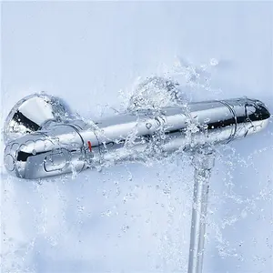 Grohe 1000 G1000 Thermostatic Bar Mixer Shower + Tempesta Riser Rail