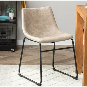 Yorba Linda Upholstered Dining Chair (Set of 2) Beige