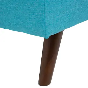 Beliani Scandinavian Sofa Bed RONNE Turquoise