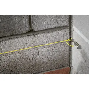 Sealey Braided Yellow Nylon Brick Line 76m For Indoor Outdoor Use Durable BLY1