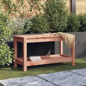 Berkfield Garden Bench 82.5x35x45 cm Solid Wood Douglas