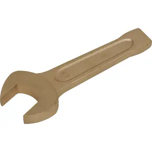 36mm Non-Sparking Open-End Slogging Spanner - Heavy-Duty Short Profile Tool