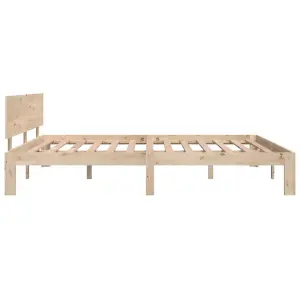 Berkfield Bed Frame Solid Wood Pine 160x200 cm