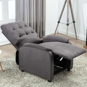 Charlbury Fabric Recliner Armchair Sofa Fireside Chair Reclining Cinema (Charcoal)