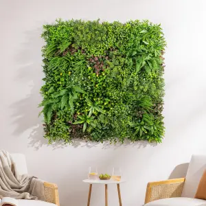 Paradise Artificial Living Wall Panels Fence Covering Indoor Outdoor (Set of 4 1m x 1m)