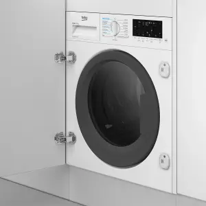 Beko WDIK954451F 9kg/5kg Built-in Condenser Washer dryer - White