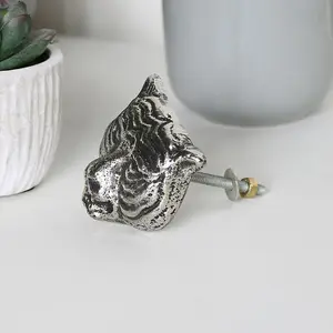 Melody Maison Silver Tiger Drawer Knob