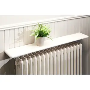 Sylvan Place Easyfit Radiator Shelves White / 60cm W