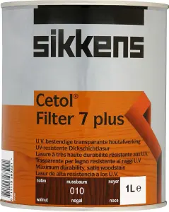 Sikkens 1L Cetol Filter 7 Plus Exterior Woodstain Walnut