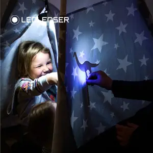 Ledlenser KidBEAM4 AAA Battery 70 Lumen Safe Robust RGB Light LED Hand Torch for Camping and Night Time Fun