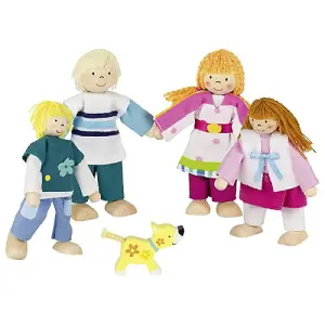 Goki Flexible Puppets Susibelle Family Dolls