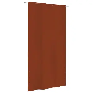 Berkfield Balcony Screen Terrecotta 140x240 cm Oxford Fabric