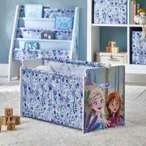 Disney Frozen Storage Box - Easy to Assemble Toy Chest for Kids - Durable and Spacious Organizer for Toys, Books & Games