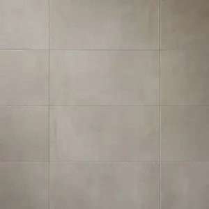 Colours Structured Off white Matt Concrete effect Textured Porcelain Indoor Wall & floor Tile, Pack of 6, (L)600mm (W)300mm