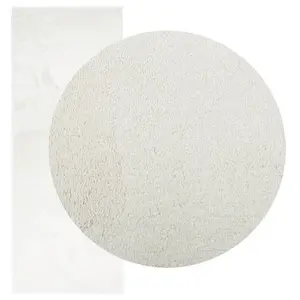 Rug OVIEDO Short Pile Cream 80x200 cm