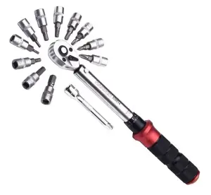 HARDEN reversible ratchet Torque Wrench 1/4", 5-25 Nm, 250 mm Long (HAR 538014)