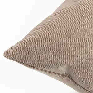 Throw Pillow Cover Tan / Square / 50cm H x 50cm W x 1cm D