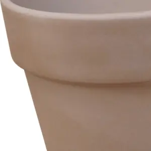 Verve Arara Terracotta Cement & terracotta Plant pot (Dia) 10.9cm, (H)11cm, 400ml