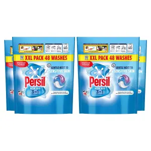 Persil XXL 3in-1 Washing Capsules Non-Bio Gentle Next to Sensitive Skin 48W, 4pk