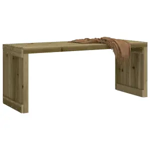 Berkfield Garden Bench Extendable 212.5x40.5x45 cm Impregnated Wood Pine