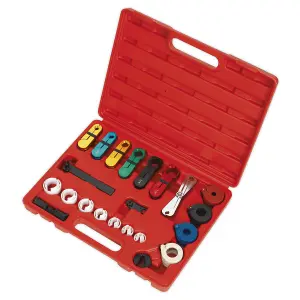 Sealey Fuel & Air Conditioning Disconnection Tool Kit 21pc VS0457