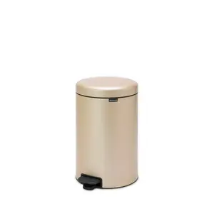 Brabantia NewIcon 20 Litre Soft Closing Pedal Bin Metallic Gold