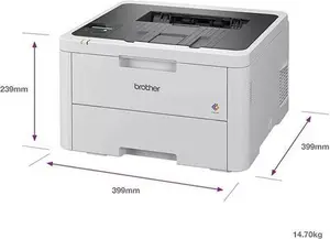 Brother HL-L3220CWE Wireless Colour Laser Printer With 4 Months Ecopro Subscription, White