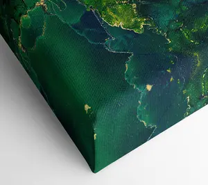 The Algae Coloured Waters Canvas Print Wall Art - Medium 20 x 32 Inches